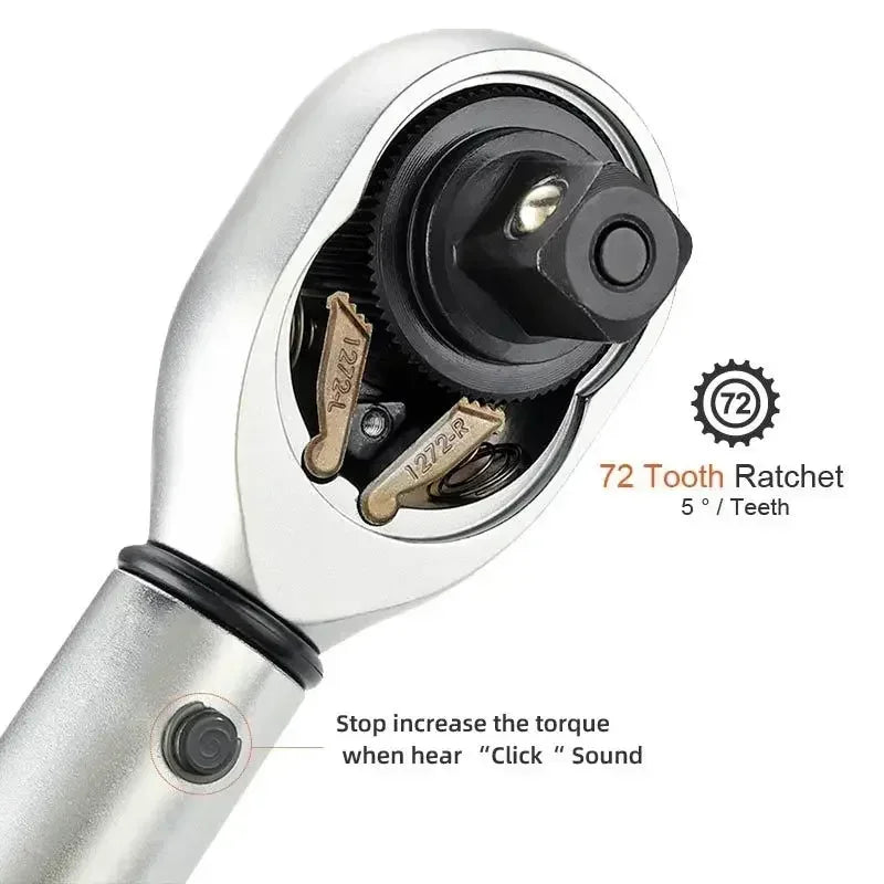 Cl¹È de couple ½Ç entra?nement carr¹È, haute pr¹Ècision, v¹Èlo professionnel, outil automobile, 5-60 N.m, 3/8 pouces, ©I 3%