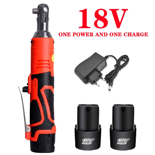 Cl¹Ès ½Ç chocs ¹Èlectriques rechargeables sans fil, cliquet ½Ç angle droit, outil ¹Èlectrique pour tournevis ½Ç percussion, 18V, 3/8 pouces