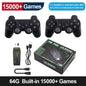 Console de jeu vid¨¦o avec double manette sans fil, 2.4 Go, 4K, 15000 jeux,  64 Go,  jeux r¨¦tro pour PS1, GBA, cadeau de No?l