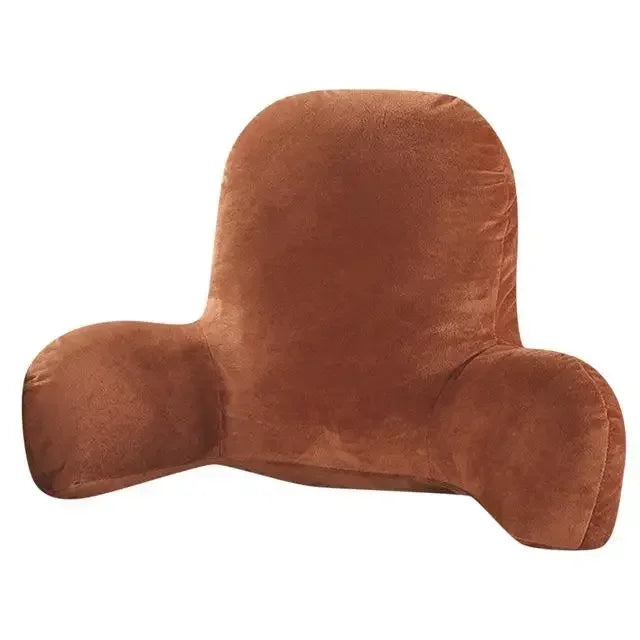 Coussin de dossier en peluche pour canap¹È, oreiller de lit, grand dossier, soutien lombaire, chaise avec bras, d¹Ècoration d'int¹Èrieur, bleu, 50x35x20cm