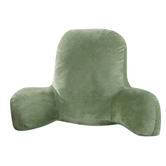 Coussin de dossier en peluche pour canap¹È, oreiller de lit, grand dossier, soutien lombaire, chaise avec bras, d¹Ècoration d'int¹Èrieur, bleu, 50x35x20cm
