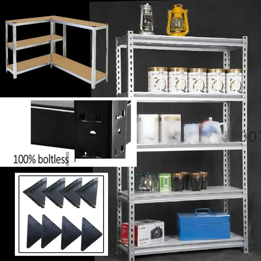 ¨¦tag¨¨re de Garage en M¨¦tal, Sans Boules, R¨¦glable, ¨¦tag¨¨re d'Atelier, Charge Maximale 875kg, Installation Facile