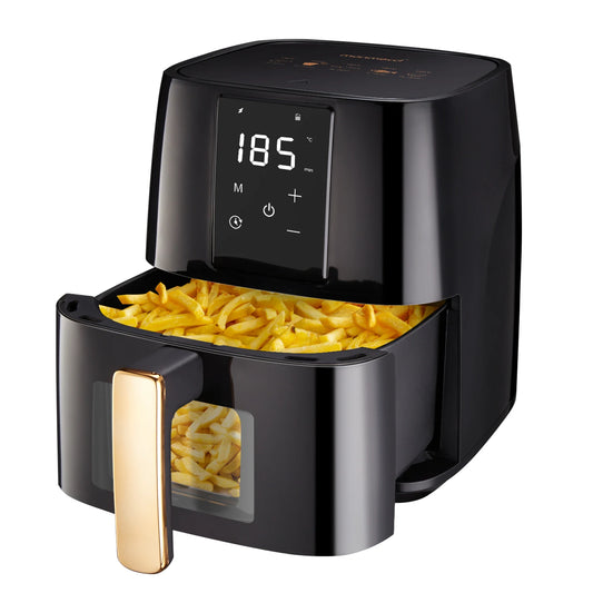 Friteuse ½Ç air sans huile - 5,5L - 1700W - Temp¹Èrature r¹Èglable - FenÄÇtre visible