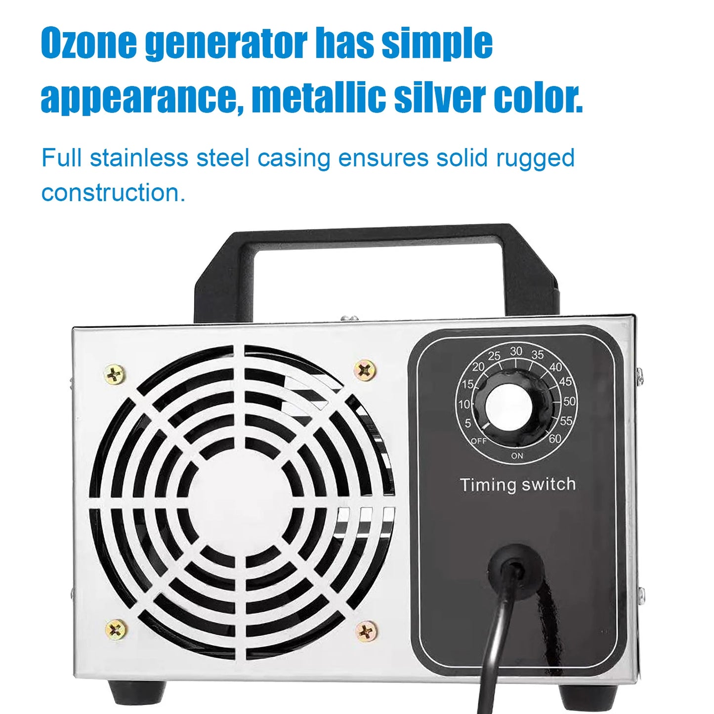 G¹Èn¹Èrateur d'ozone 32, supporter ficateur d'air O3, d¹Èsodorisant d'air pour la maison, la cuisine, le bureau, la voiture