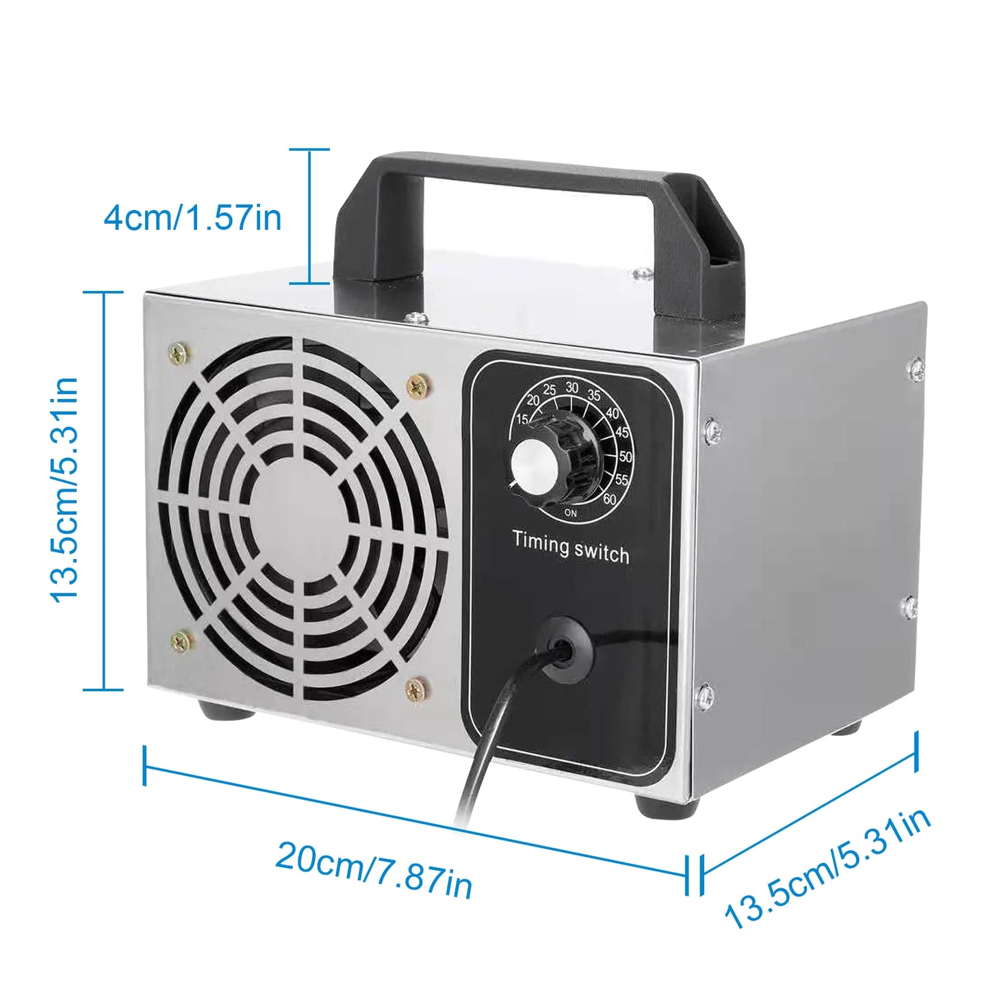 G¹Èn¹Èrateur d'ozone 32, supporter ficateur d'air O3, d¹Èsodorisant d'air pour la maison, la cuisine, le bureau, la voiture