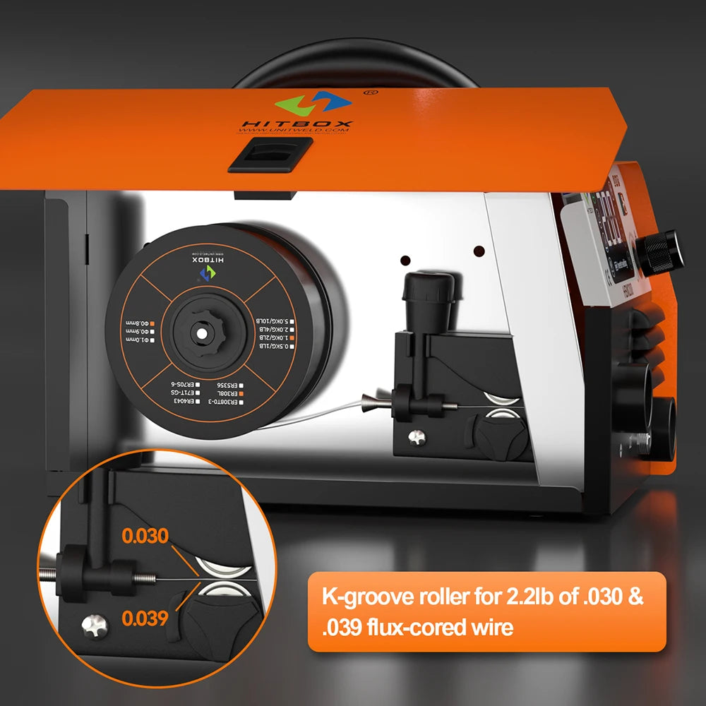 Machine ¨¤ souder semi-automatique 3 en 1, sans gaz, MIG/LIFT TIG/MMA, onduleur, outil synergique pour soudure sans gaz HBM200