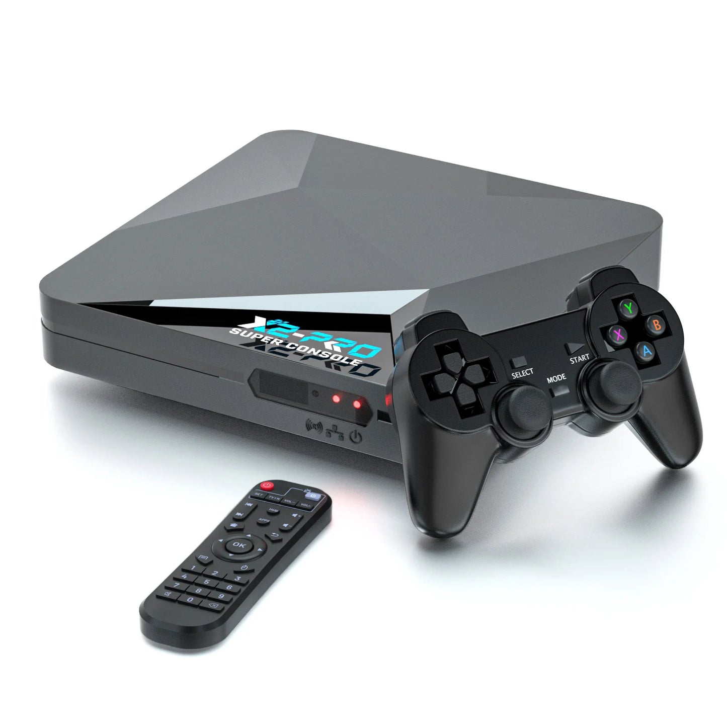 Super console de jeu vid¨¦o r¨¦tro, X2 Pro, 90000 jeux vid¨¦o pour PS1, DC, MAcloser, SS, manette de jeu, cadeau pour enfant, bo?te de jeu