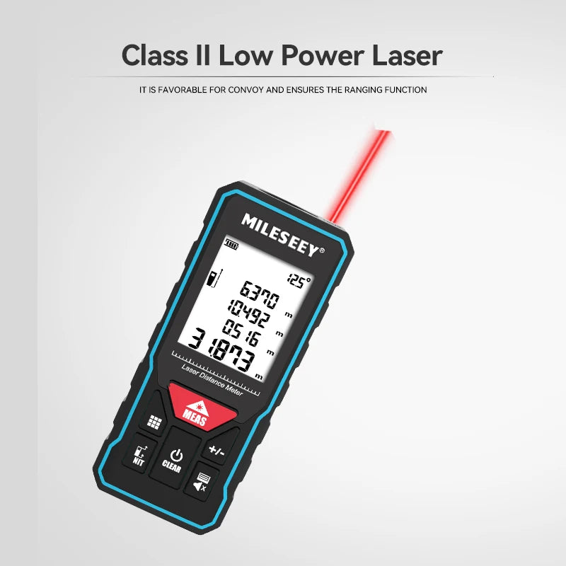 M¨¨tre ruban laser X6 60M, t¨¦l¨¦m¨¨tre professionnel avec affichage d'angle pour bricolage, d¨¦coration, construction