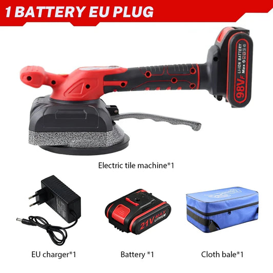Machine ½Ç Carrelage avec Ventouse Vibrante, Outils ¹Èlectriques pour Wickes, Batterie 21V, 5 Vitesses, 200kg
