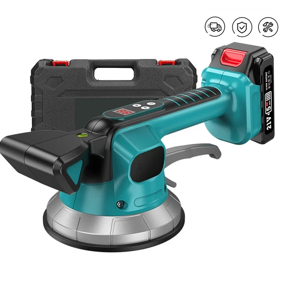 Machine de Carrelage Sans Fil ¨¤ 10 Vitesses, Vibrateur de Sol existent, Outil ¨¦lectrique pour Carrelage Mural, 20V