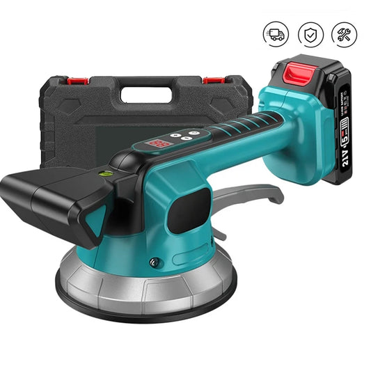 Machine de Carrelage Sans Fil ¨¤ 10 Vitesses, Vibrateur de Sol existent, Outil ¨¦lectrique pour Carrelage Mural, 20V