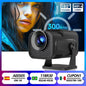 Mini budg¨¦taire HY320, 720P, Android 11, 4K, 300ANSI, Wifi6, BTpig, portable, rotatif ¨¤ 180 ¡ã, cin¨¦ma ext¨¦rieur, diversifi¨¦, natif