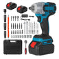 Cl¹È ½Ç chocs ¹Èlectrique sans fil, tournevis sans balais, outils ¹Èlectriques, compatible avec la batterie 18V, 520N.m, 1/2 pouces