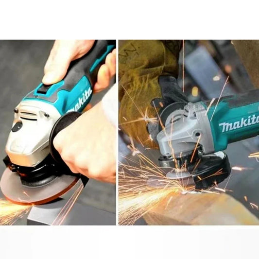 Meuleuse d'angle ¨¦lectrique au lithium sans balais, machine de d¨¦coupe aste, polisseuse haute puissance, 18V, 125mm£¬Only tools, Batterie non incluse