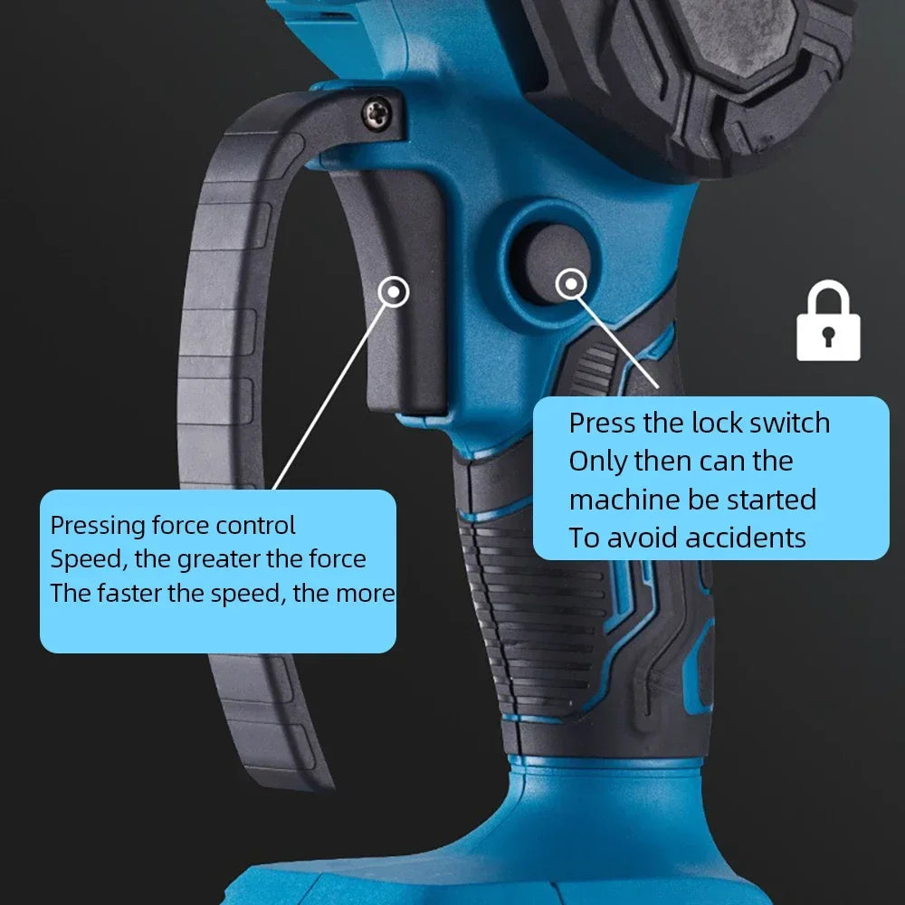 Makita-Mini tron?onneuse ¹Èlectrique portable, scie ½Ç cha?ne, coupe-bois, ¹Èlagage, outil ¹Èlectrique de jardin, batterie 18V, 3000W, 6 pouces