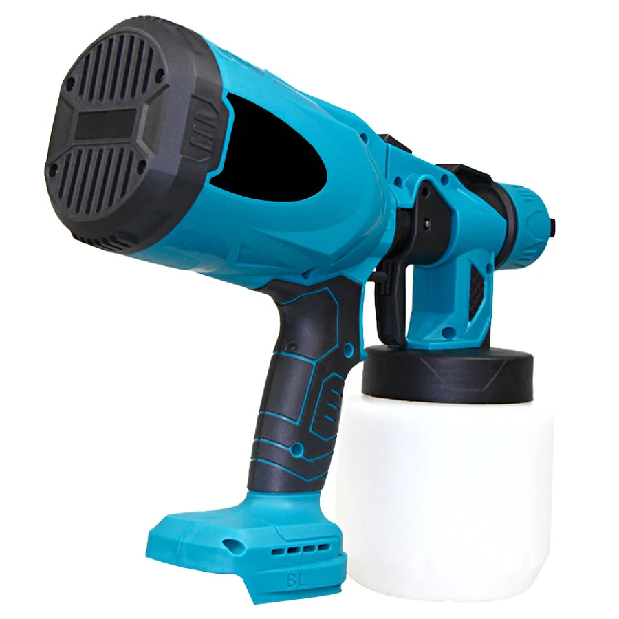 Pistolet Pulv¨¦risateur ¨¦lectrique Sans Fil de 800ml, Haute Puissance, Pulv¨¦risation Facile pour la Maison, Batterie 18V