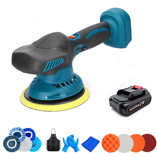 Polisseuse ¹Èlectrique Sans Fil pour Voiture, Bancs de Polissage, Machine ½Ç Glacer, Batterie 18V