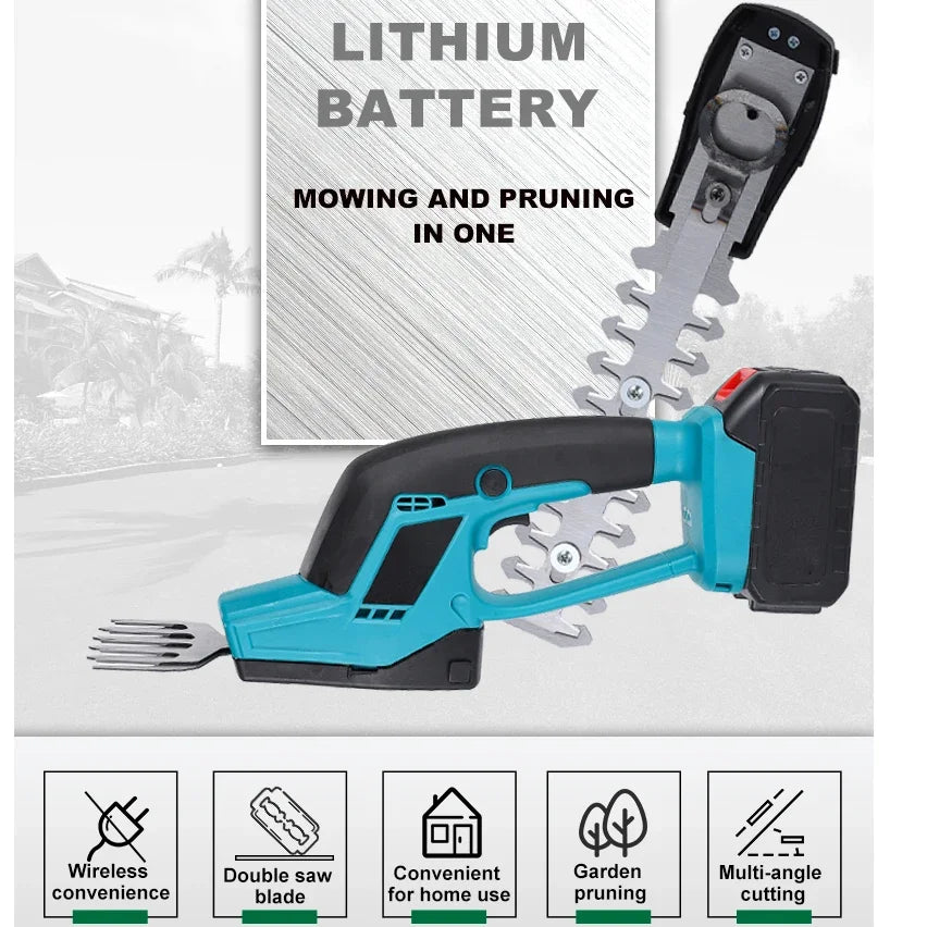 Makita-Taille-haie ¹Èlectrique sans fil, scie ½Ç ¹Èlaguer, ciseaux ½Ç liban, outils ¹Èlectriques, batterie 18V, 2 en 1, nouveau