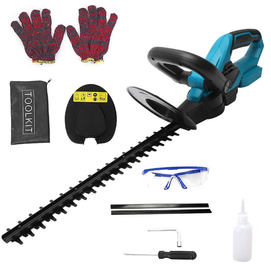 Taille-haie sans fil avec poign¹Èe rotative, outil de jardin pour touristes, batterie 18V, Without Battery