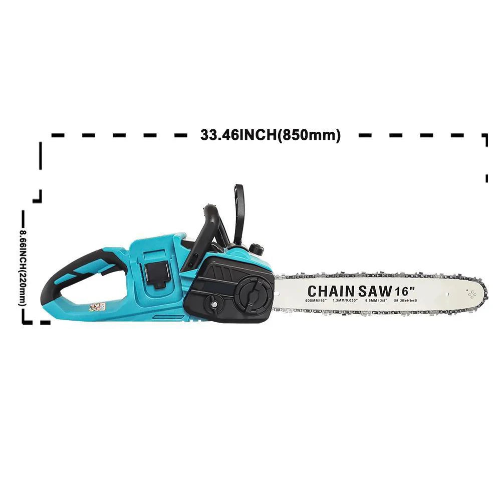 Tron?onneuse ¹Èlectrique sans fil, outil ¹Èlectrique de travail de calcul d'¹Èlagage, d¹Ècoupeur de jardin, batterie sans balais, 3500W, 16 pouces
