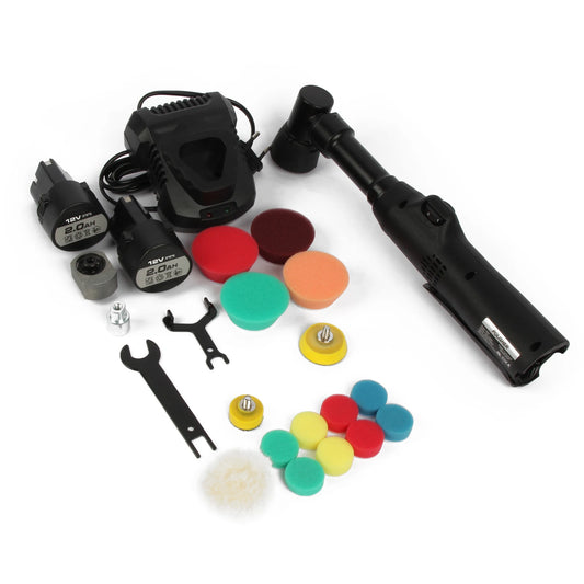 Mini Polisseuse ¹Èlectrique Portable pour Voiture, Kit de Machine ½Ç Polir et ½Ç Cirer, Rechargeable