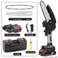 Mini Scie ½Ç Cha?ne ¹Èlectrique Portable de 6 Pouces, 21V, Outil de user inage¨ÛGrey-1300mAh