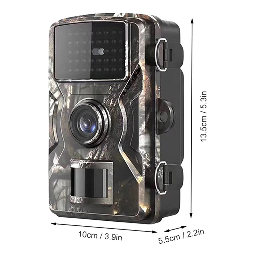 Mini cam¨¦ra de suivi ¨¦tanche activ¨¦e par le mouvement, cam¨¦ra de pi¨¨ge ext¨¦rieure, surveillance de suivi, vision nocturne, 16MP, 1080P