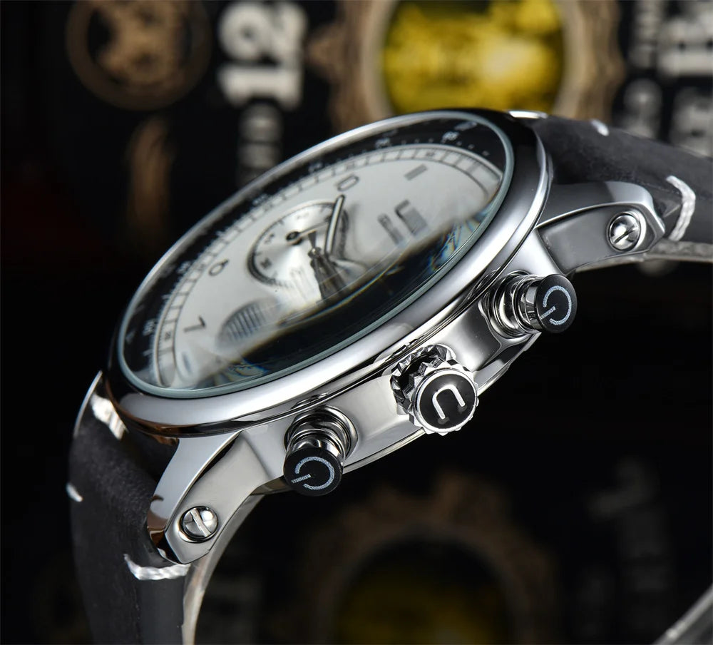 Montre ¨¤ Quartz Chronographe pour Homme, ¨¦dition Limit¨¦e, Union Glashutte, Sa Belisar, Vauxhall sen Classic 2021, Livraison Gratuite