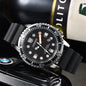 Montre ¨¤ quartz ¨¤ trois broches pour hommes avec bo?te-cadeau, s¨¦rie de plongeurs Citizen Prom84, conduite par cuill¨¨re ¨¤ soupe, montre ¨¤ bande calendrier, marque de luxe, mode