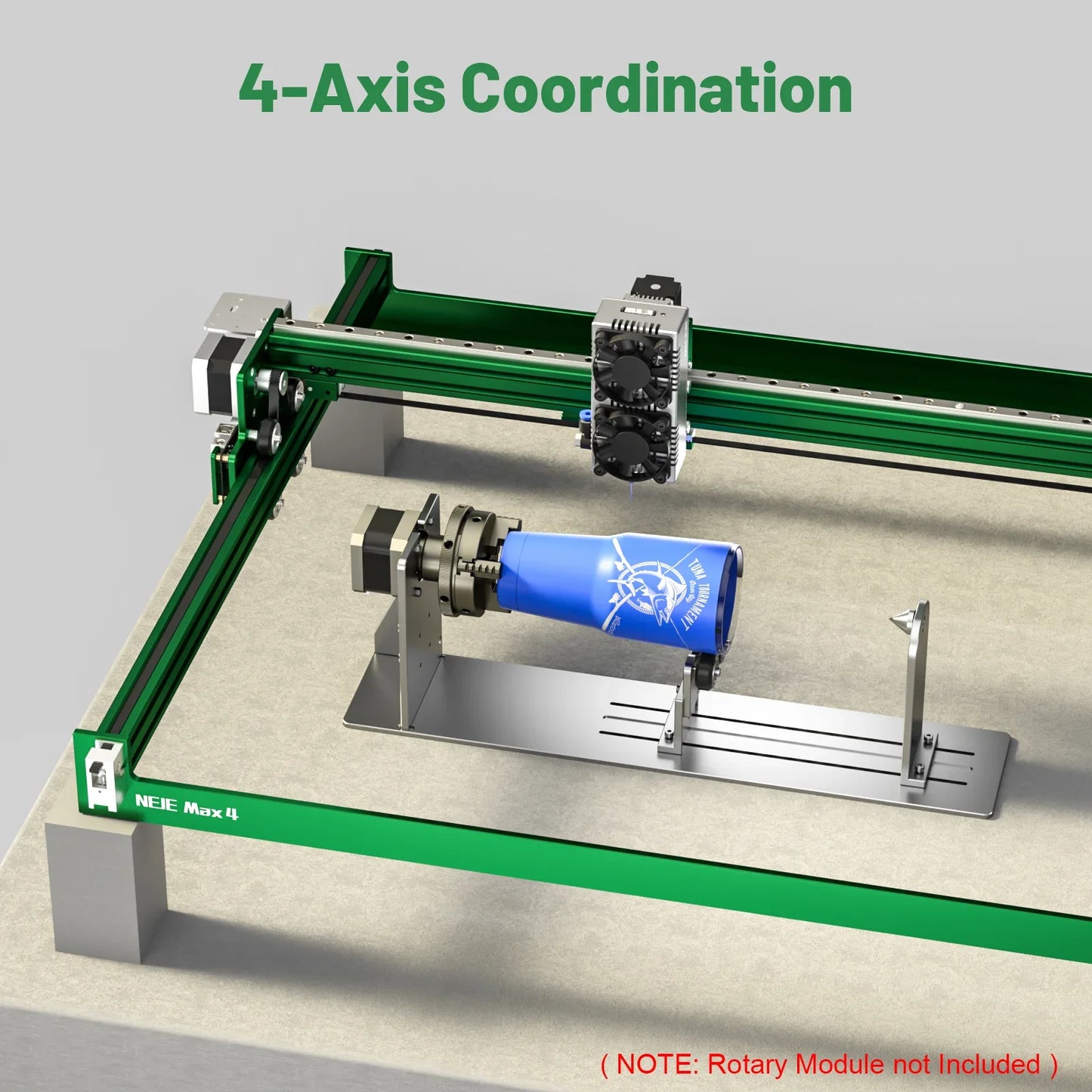 Machine ¨¤ d¨¦couper le bois avec contr?le sans fil GRBL, Max 4, E80 Laser, Dimensions injuste, 120W, CNC