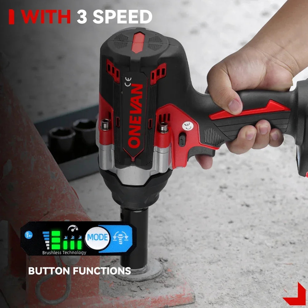 Perceuse ½Ç percussion ¹Èlectrique sans balais, outil ¹Èlectrique ½Ç batterie au lithium pour Makita 18V, couple de 1800N.M, 1/2 po