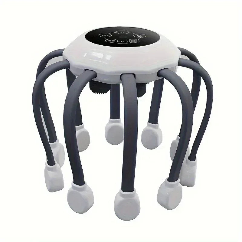 Ohio eur de tÄÇte ¹Èlectrique portable pour la relaxation, masseur de cuir chevelu, appareil de massage des m¹Èridiens, calm black