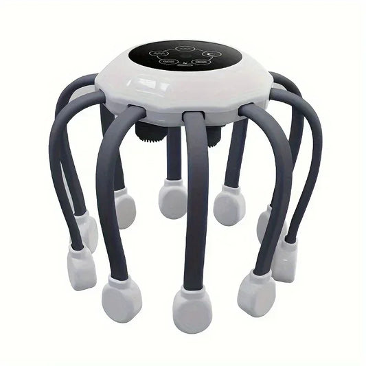 Ohio eur de tÄÇte ¹Èlectrique portable pour la relaxation, masseur de cuir chevelu, appareil de massage des m¹Èridiens, calm black