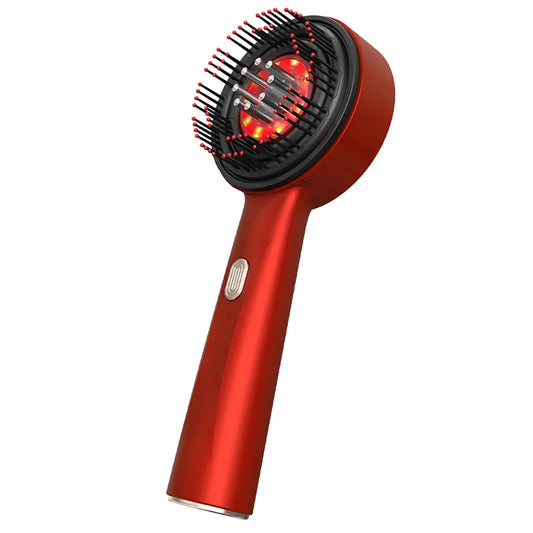 Peigne de massage ¹Èlectrique ½Ç vibration, th¹Èrapie ½Ç la lumiõ¹re rouge, croissance des cheveux, brosse pour cuir chevelu, applicateur d'huile Hiar, livraison directe, nouveau