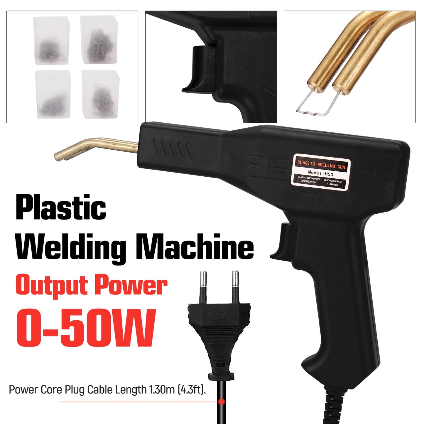Pistolet de Soudage en Plastique Portable, Outils de Garage, pour R¹Èparation de Pare-Chocs de Voiture en PVC