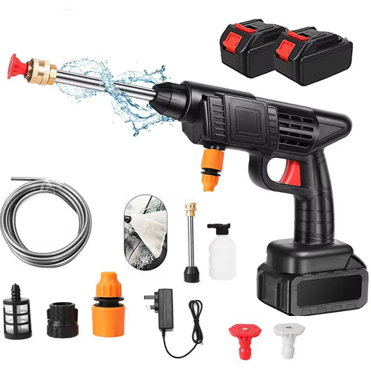 Pistolet de lavage de voiture haute pression sans fil, g¨¦n¨¦rateur sans fil, nettoyeur de pulv¨¦risation ¨¦lectrique, machine ¨¤ laver pour Makita, batterie 21V
