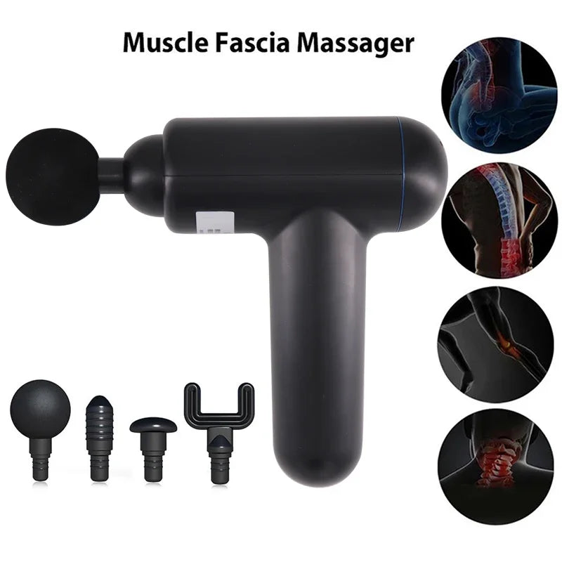 Pistolet de massage ¹Èlectrique pour fascial, masseur musculaire profond, corps, cou, exercice de relaxation, instituts