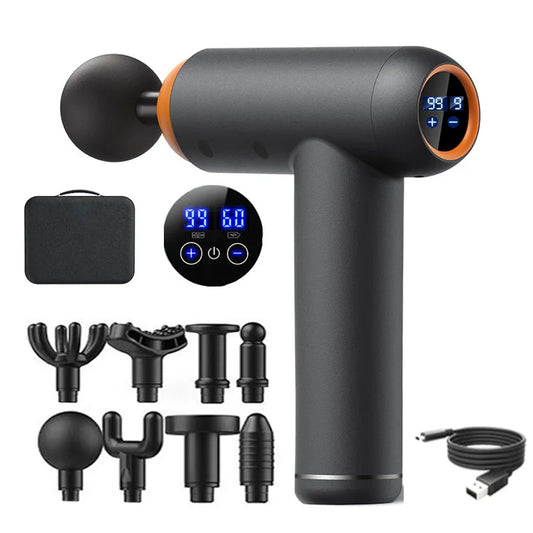 Pistolet de ¹Ènergie ¹Èlectrique Portable pour Relaxation Musculaire, Appareil de Fitness pour le Cou et le Corps