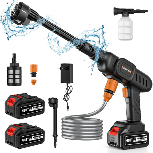 Pistolet ¨¤ eau haute pression pour voiture, laveuse, maison, jardin, livres, machine ¨¤ laver, sans bo?te ¨¤ outils, batterie Makita, nouveau, 6 en 1, 20000mAh