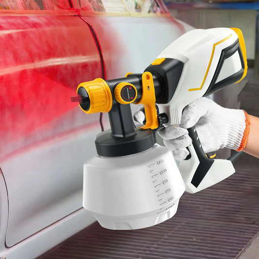 Pistolet pulv¨¦risateur ¨¦lectrique haute puissance, pulv¨¦risateur de peinture HVLP, rev¨ºtement en acier pour meubles automatiques, brosse ¨¤ air, buse en cuivre 1800mm, 220mm, 1.0mm, 1.8 W, 2.5 V