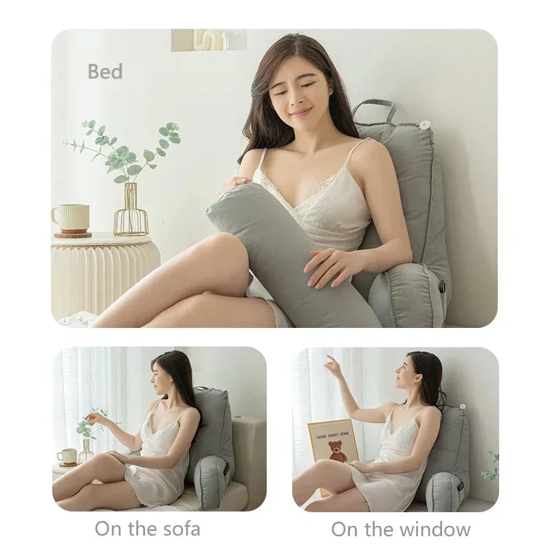 Planche de sauna triangulaire, coussin de lecture, grand traversin, dossier, support de positionnement, cale pour le corps, oreiller de couchage pour lit, sanglier,coffe