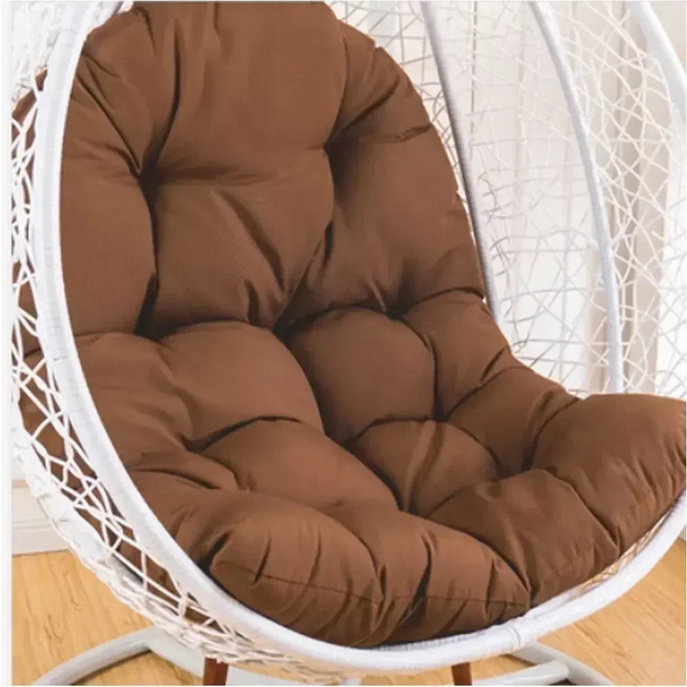 Polymõ¹res de siõ¹ge de chaise ½Ç bascule ¹Èpais, coussin de chaise ½Ç ?ufs, oreiller de dossier de balan?oire, approvisionnement ext¹Èrieur