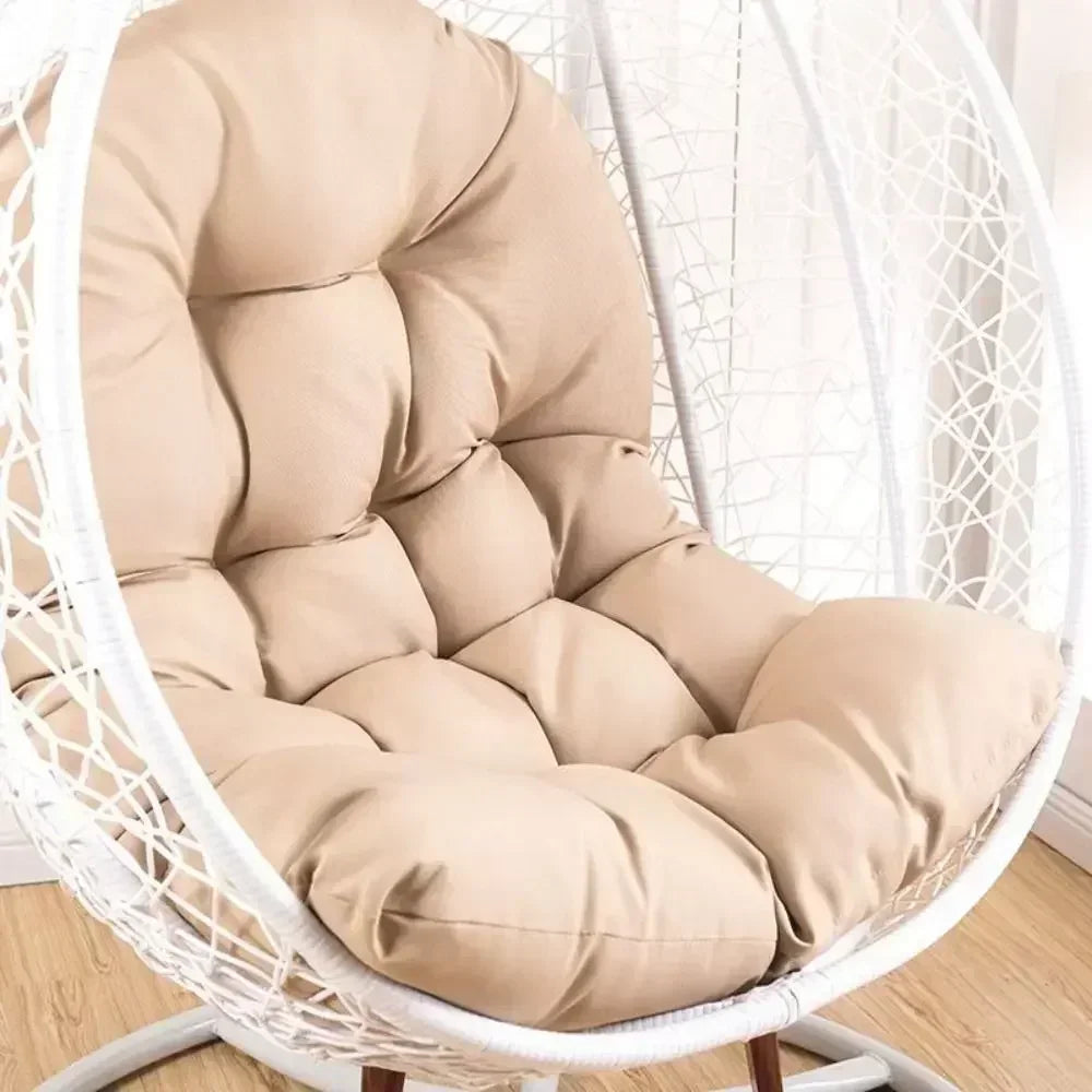 Polymõ¹res de siõ¹ge de chaise ½Ç bascule ¹Èpais, coussin de chaise ½Ç ?ufs, oreiller de dossier de balan?oire, approvisionnement ext¹Èrieur