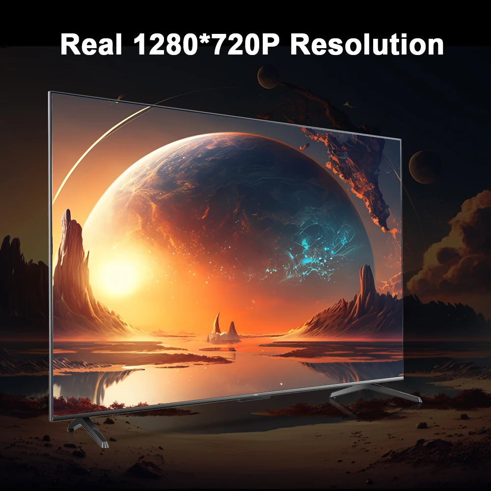 Projecteur Portable pour Touriste, 4K, Android 11, HY300 Pro, WiFi 6, 260ANSI, Allwinner, H713, BTpig, 1280x720P, Cin¨¦ma en Plein Air