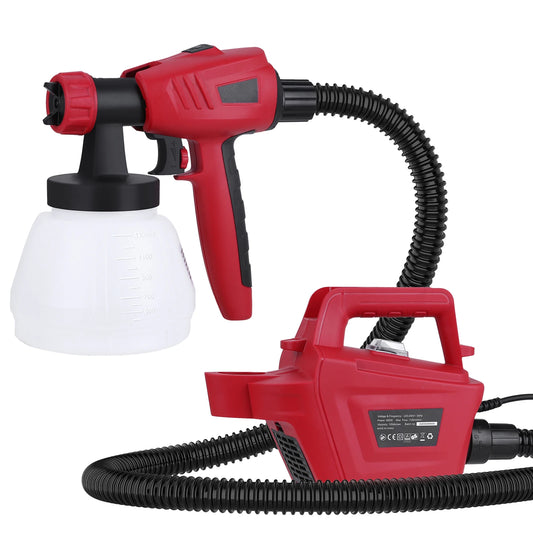 Pulv¨¦risateur de peinture ¨¦lectrique sans air, odorpulv¨¦risateur, machine de pulv¨¦risation de latex, 800 ml/min, HVLP, 1100m, tuyau d'air, 3 buses, TAN& 3, 1.8 W