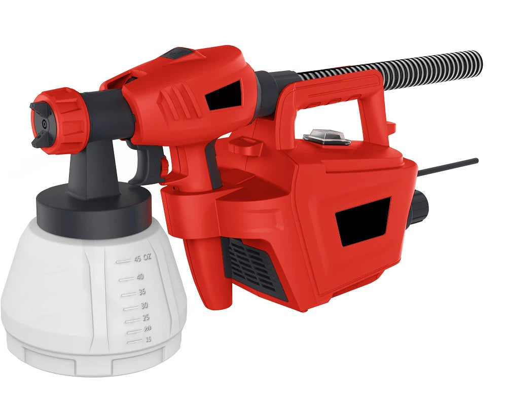 Pulv¨¦risateur de peinture ¨¦lectrique sans air, odorpulv¨¦risateur, machine de pulv¨¦risation de latex, 800 ml/min, HVLP, 1100m, tuyau d'air, 3 buses, TAN& 3, 1.8 W