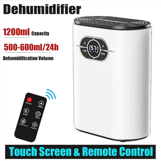 Purificateur d'air portable 2 en 1 pour la maison, la chambre, la cuisine, s¹Ècheur d'air, absorbeurs d'humidit¹È silencieux, Touch and Remote Type