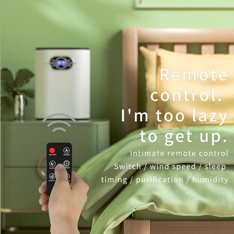 Purificateur d'air portable 2 en 1 pour la maison, la chambre, la cuisine, s¹Ècheur d'air, absorbeurs d'humidit¹È silencieux, Touch and Remote Type