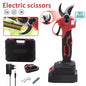 S¨¦cateur ¨¦lectrique sans fil sans balais, s¨¦cateur de jardin, outil de coupe de branches d'arbres fruitiers, 1000W, 50mm, 2 piles 36V