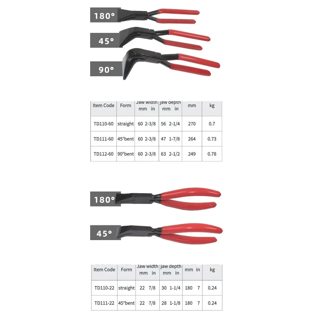 Pince ¨¤ cintrer et ¨¤ aplatir la t?le, sertisseuses ¨¤ main, outils de t?le, machoire droite, 45 ¡ã